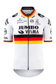 AGU Rövid ujjú kerékpáros mez - JUMBO-VISMA 2021 - fehér/sárga/piros