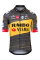 AGU Rövid ujjú kerékpáros mez - JUMBO-VISMA 2021 TDF - fekete/sárga