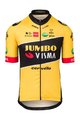 AGU Rövid ujjú kerékpáros mez - JUMBO-VISMA 2022 - fekete/sárga