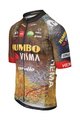 AGU Rövid ujjú kerékpáros mez - JUMBO-VISMA 2022 - barna/kék/sárga/fekete/piros