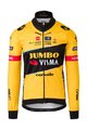 AGU Kerékpáros dzseki béléssel - JUMBO-VISMA 2023 - fekete/sárga