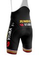 AGU Rövid kerékpáros nadrág kantárral - JUMBO-VISMA TRIPLE VICTORY 2023 - fekete