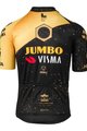 AGU Rövid ujjú kerékpáros mez - JUMBO-VISMA VELODROME TDF 2023 - sárga/fekete