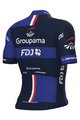 ALÉ Rövid ujjú kerékpáros mez - GROUPAMA FDJ 2023 - fehér/piros/kék