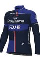 ALÉ Hosszú ujjú kerékpáros mez - GROUPAMA FDJ 2023 - kék