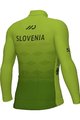 ALÉ Hosszú ujjú kerékpáros mez - SLOVENIA NATIONAL 23 - zöld