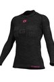 ALÉ Hosszú ujjú kerékpáros póló - SEAMLESS WOOL LADY - szürke