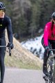 ALÉ Hosszú ujjú kerékpáros mez - R-EV1 WARM RACE - fekete