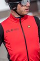 ALÉ Kerékpáros dzseki béléssel - FONDO 2.0 SOLID - piros/fekete