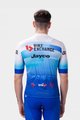 ALÉ Rövid ujjú kerékpáros mez - BIKE EXCHANGE 2022 - fehér/kék