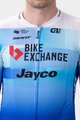 ALÉ Rövid ujjú kerékpáros mez - BIKE EXCHANGE 2022 - fehér/kék