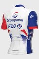 ALÉ Rövid ujjú kerékpáros mez - GROUPAMA FDJ 2022 - piros/kék/fehér