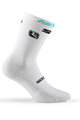 GIORDANA Klasszikus kerékpáros zokni - ASTANA 2019 FRC - fehér