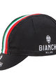 BIANCHI MILANO Kerékpáros sapka - NEON - fekete