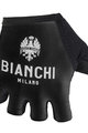 BIANCHI MILANO Kerékpáros kesztyű rövid ujjal - DIVOR - fehér/fekete