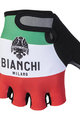 BIANCHI MILANO Kerékpáros kesztyű rövid ujjal - ALVIA - fehér/piros/zöld