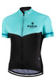 BIANCHI MILANO Rövid ujjú kerékpáros mez - GINOSA LADY - kék/fekete