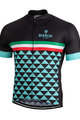 BIANCHI MILANO Rövid ujjú kerékpáros mez - CODIGORO - fekete