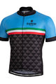 BIANCHI MILANO Rövid ujjú kerékpáros mez - CODIGORO - világoskék