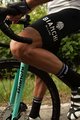 BIANCHI MILANO Rövid kerékpáros nadrág kantárral - LEGEND - fekete