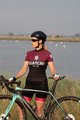 BIANCHI MILANO Rövid kerékpáros nadrág kantár nélkül - AVOLA LADY - fekete/rózsaszín