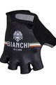 BIANCHI MILANO Kerékpáros kesztyű rövid ujjal - ENAS - fekete