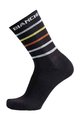 BIANCHI MILANO Klasszikus kerékpáros zokni - MAIORI - fekete/színes