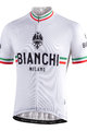 BIANCHI MILANO Rövid ujjú kerékpáros mez - ISALLE - fehér