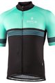 BIANCHI MILANO Rövid ujjú kerékpáros mez - PRIZZI - zöld/fekete