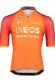 BIORACER Rövid ujjú kerékpáros mez - INEOS GRENADIERS '22 - narancssárga/piros