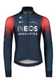 BIORACER Hosszú ujjú kerékpáros mez - INEOS GRENADIERS '22 - kék/piros