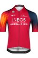 BIORACER Rövid ujjú kerékpáros mez - INEOS GRENADIERS 2023 ICON RACE - kék/piros