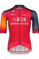 BIORACER Rövid ujjú kerékpáros mez - INEOS GRENADIERS 2023 EPIC RACE - piros/kék