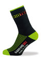 BIOTEX Klasszikus kerékpáros zokni - TERMO - zöld/fekete