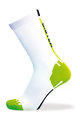 BIOTEX Klasszikus kerékpáros zokni - RACE - zöld/fehér
