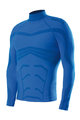 BIOTEX Hosszú ujjú kerékpáros póló - POWERFLEX WARM - kék