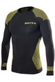 BIOTEX Hosszú ujjú kerékpáros póló - 3D - sárga/fekete