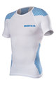 BIOTEX Rövid ujjú kerékpáros póló - BIOFLEX RAGLAN - kék/fehér