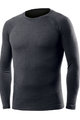 BIOTEX Hosszú ujjú kerékpáros póló - CALORE MERINO - szürke