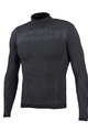 BIOTEX Hosszú ujjú kerékpáros póló - 3D TURTLENECK - fekete