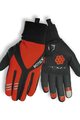 BIOTEX Kerékpáros kesztyű hosszú ujjal - ARTIC GEL - piros/fekete