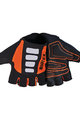 BIOTEX Kerékpáros kesztyű rövid ujjal - MESH RACE  - fekete/narancssárga