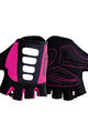 BIOTEX Kerékpáros kesztyű rövid ujjal - MESH RACE  - fekete/rózsaszín