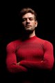 BIOTEX Hosszú ujjú kerékpáros póló - 3D TURTLENECK - piros