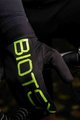 BIOTEX Kerékpáros kesztyű hosszú ujjal - THERMAL TOUCH GEL - sárga/fekete
