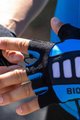 BIOTEX Kerékpáros kesztyű rövid ujjal - MESH RACE  - fekete/kék
