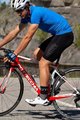 BIOTEX Kerékpáros kesztyű rövid ujjal - MESH RACE  - fekete/kék