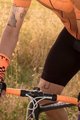 BIOTEX Kerékpáros kesztyű rövid ujjal - MESH RACE  - fekete/narancssárga
