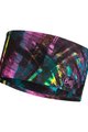 BUFF Kerékpáros fejpánt - COOLNET UV+® WIDE - rózsaszín/fekete/sárga/kék
