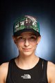 BUFF Kerékpáros sapka - TRUCKER BEAR - narancssárga/fekete/zöld